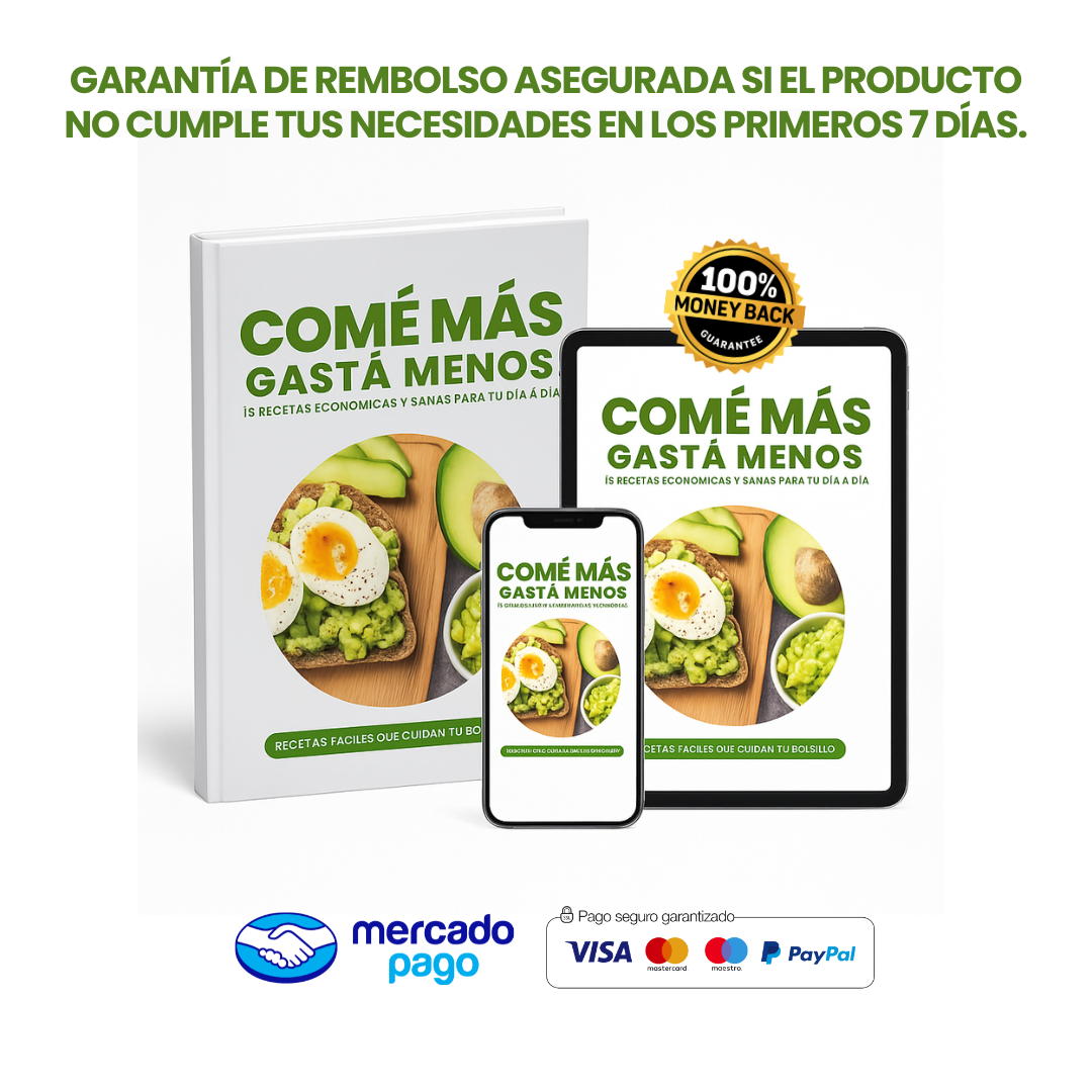 Comé sano y ahorrá $20.000 por mes sin privarte de nada